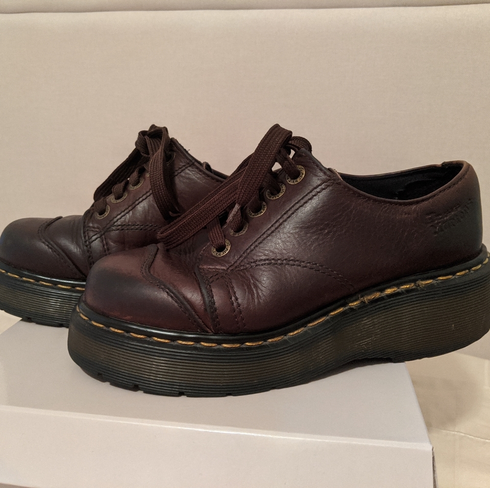 Dr. Marten's Brown Leather Oxford Shoes